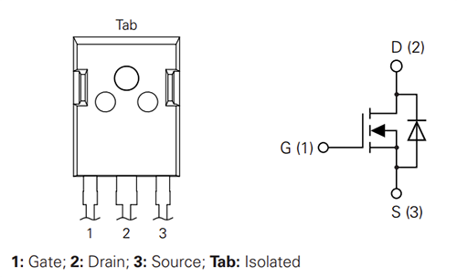 Technische Zeichnung - Littelfuse IXSJxN120R1 SiC-Leistungs-MOSFETs mit 1.200 V